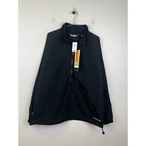 Timberland Mens Benton Trail Quarter Zip Pullover Jacket Black XL TB0A5VDF001
